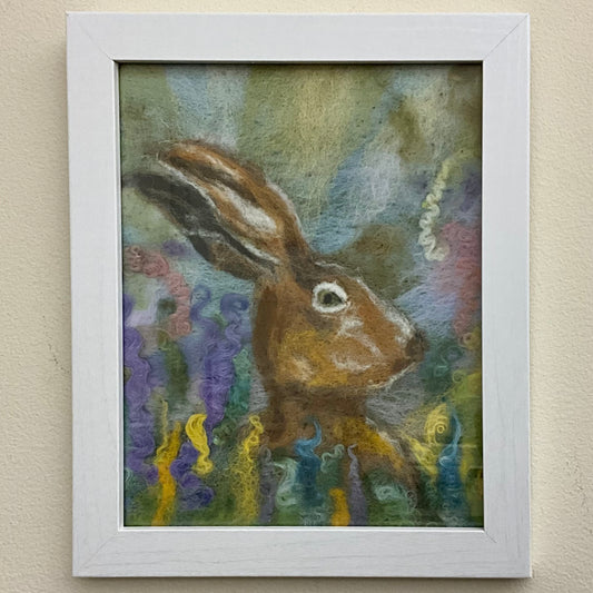 Peter -  Print of Hand Felted Framed Art