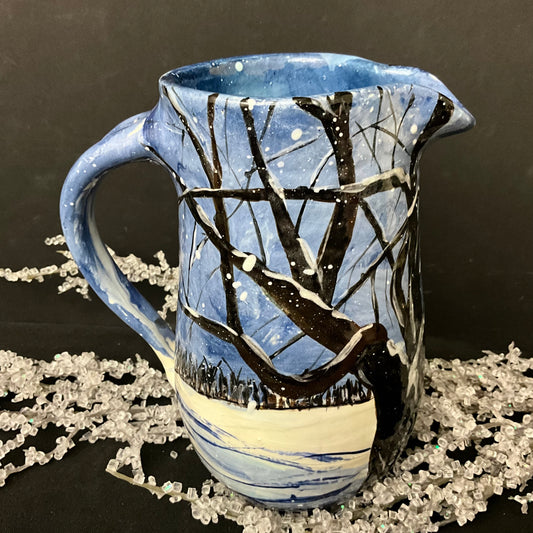 Tall Pitcher Winter Tree