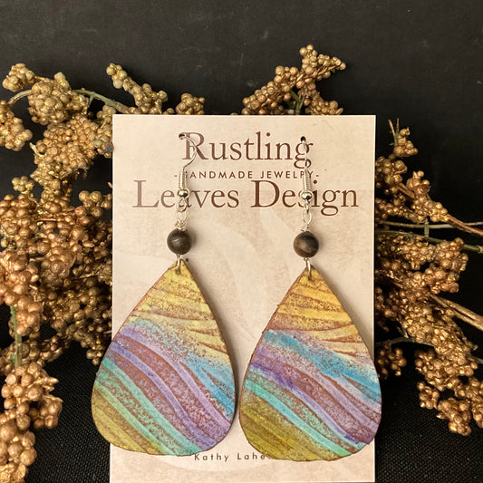 Pastel Embossed Earrings