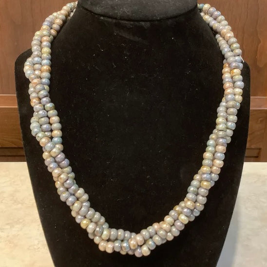 Bon Bead Choker “Pearl Look”