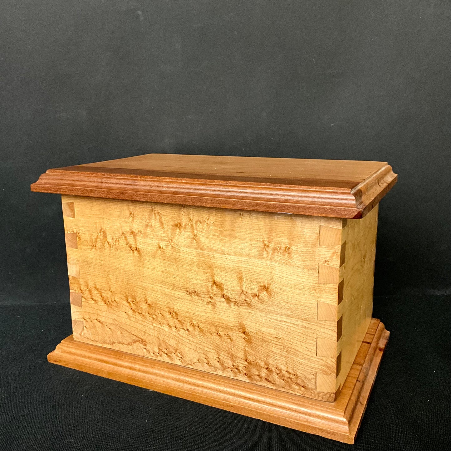 Cherry and Birdseye Maple Dovetailed Box #3