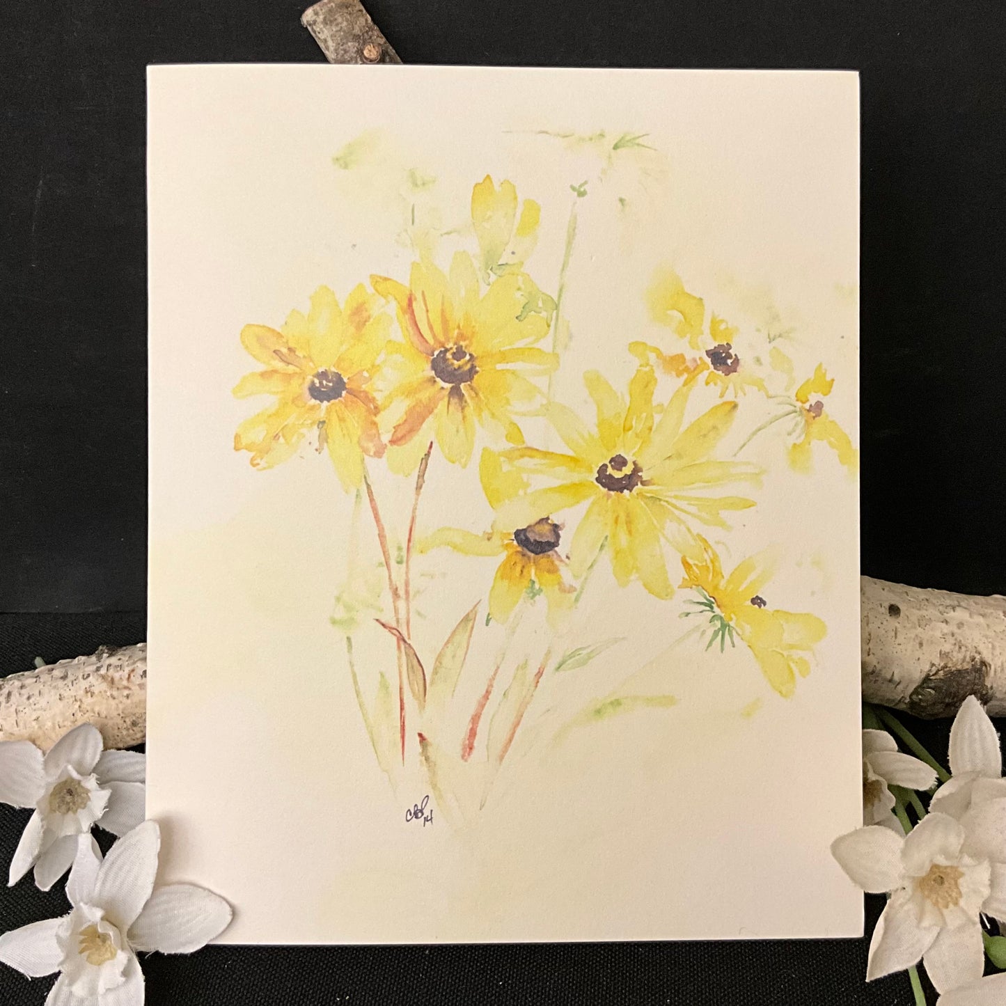 Black Eyed Susan greeting card
