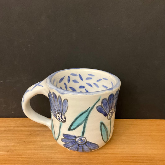Petite Blue Flower Mug