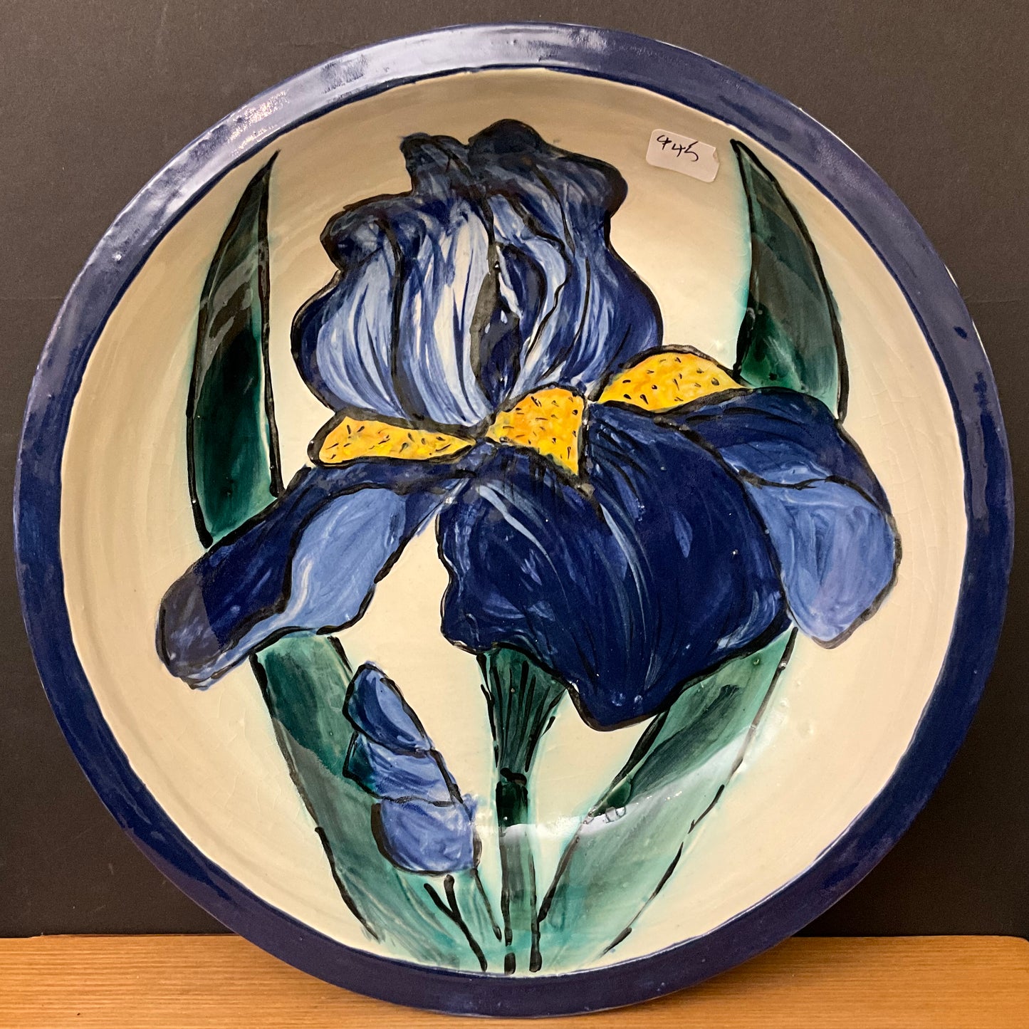 Blue Iris Pie Plate