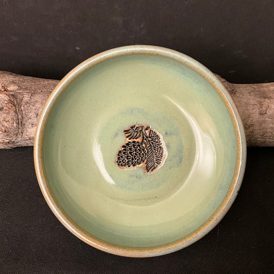 Trinket Dish Pinecones in Turquoise