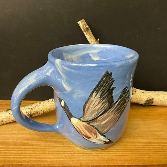 Mug with Flying Canada Geese