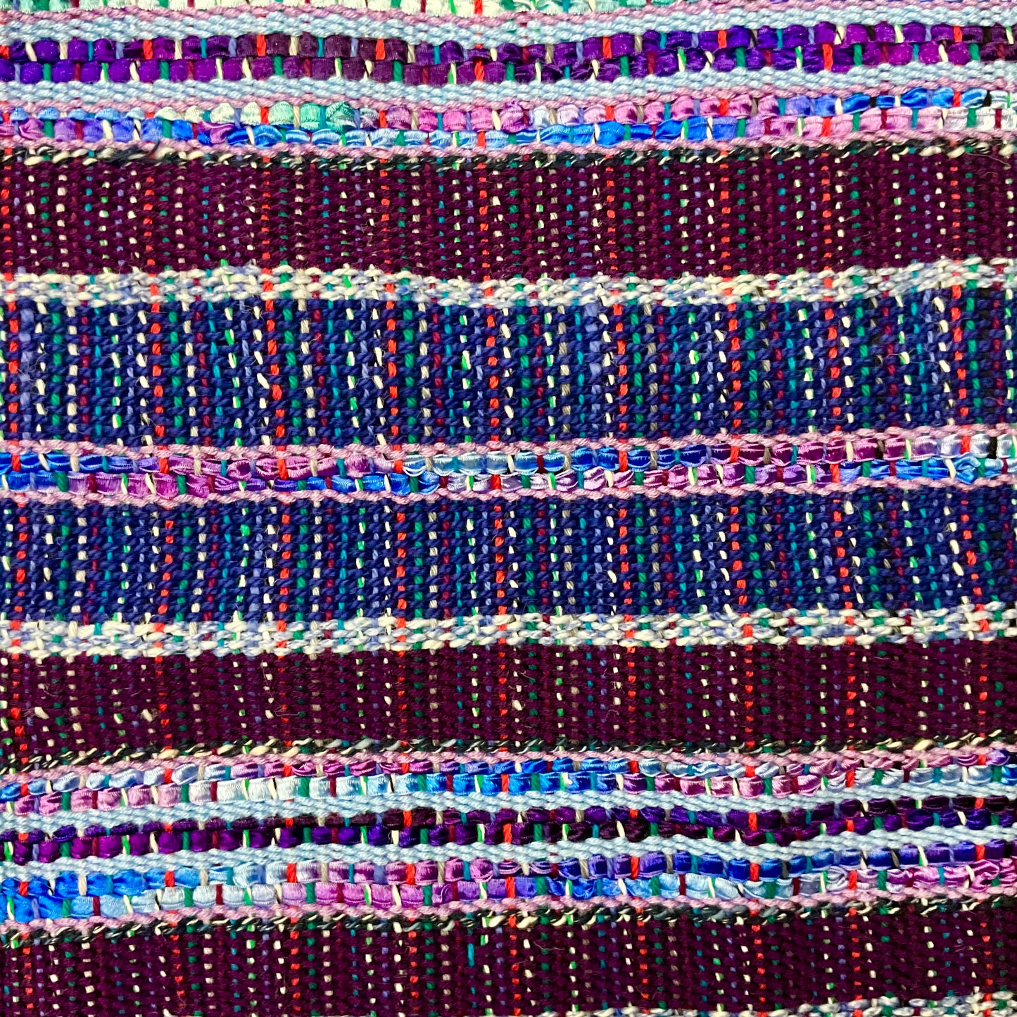 Handwoven “Ella" Scarf E169 Purples and Blue