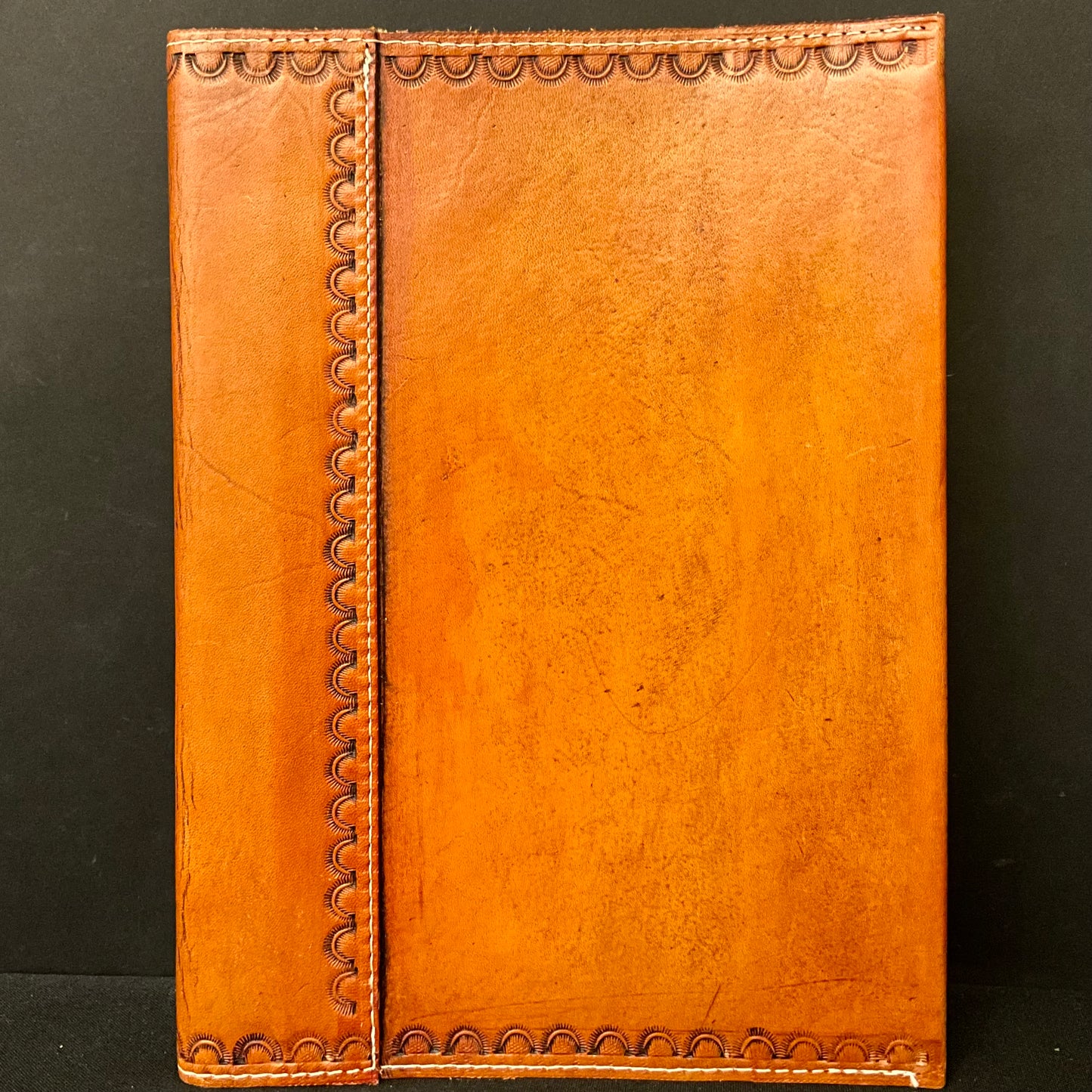 Hand Tooled Leather Notebook Cover