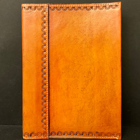 Hand Tooled Leather Notebook Cover