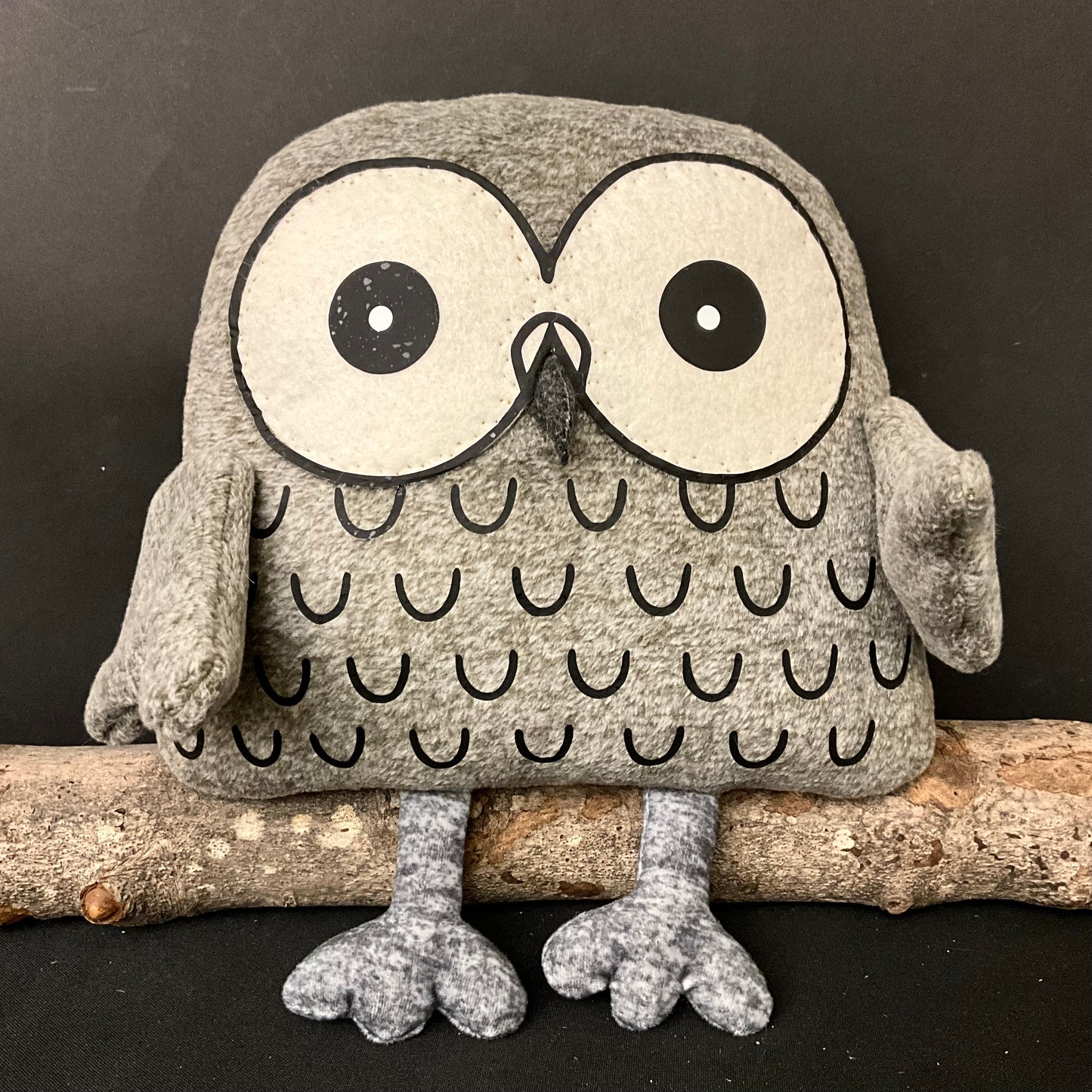 Boreal Gray Owl - Handmade Stuffie