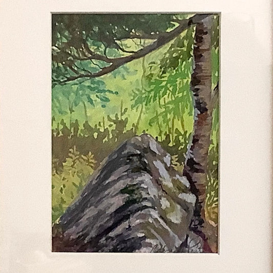 “Erratic” Original Matted Pastel