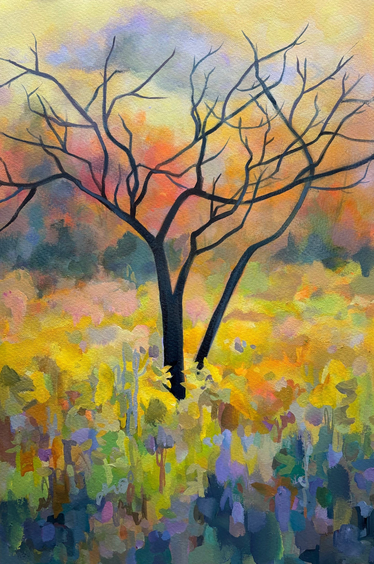 “September Field” Framed Painting