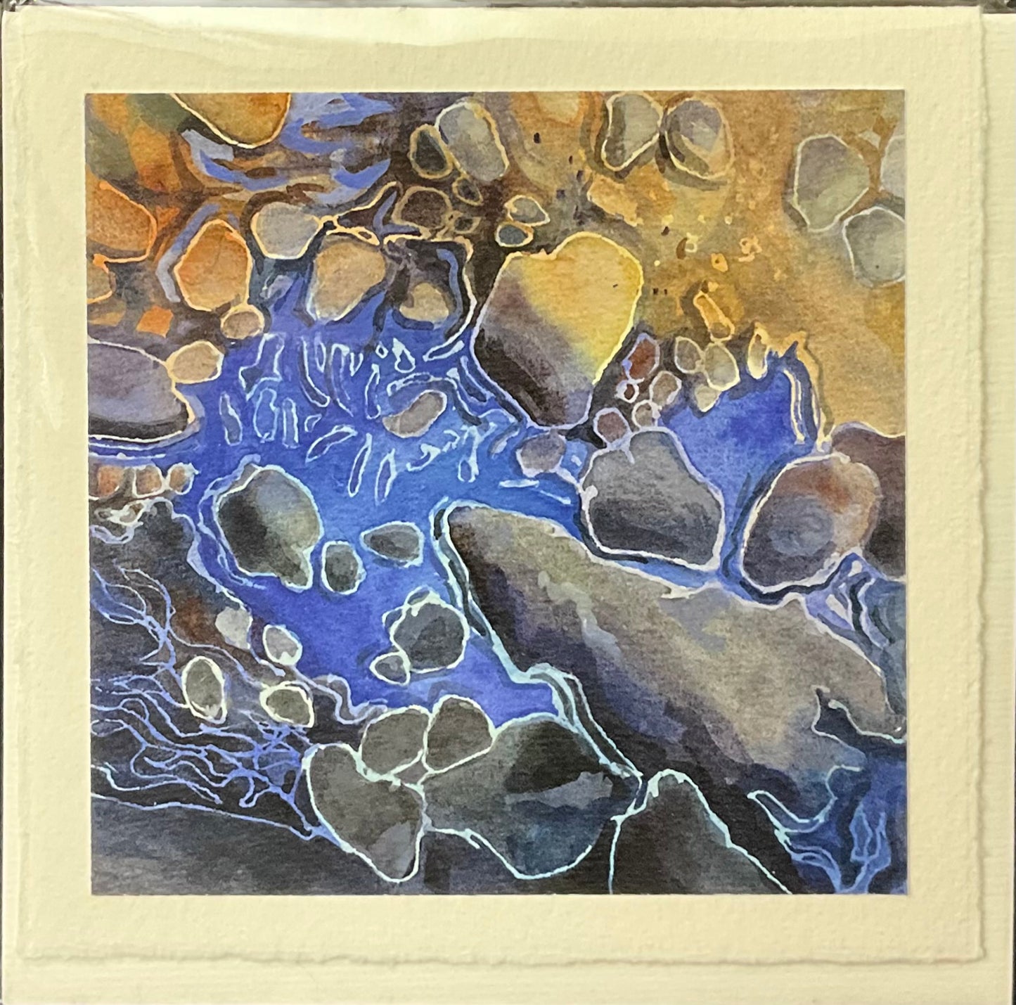 “Rocks & Water on Ampersand” Note Card