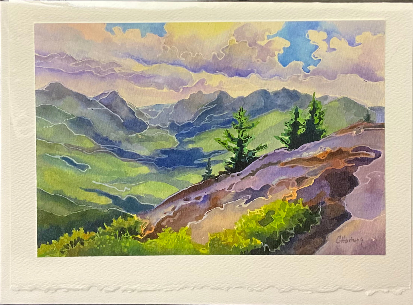 “Clouds & Cloud Shadows” Note Card