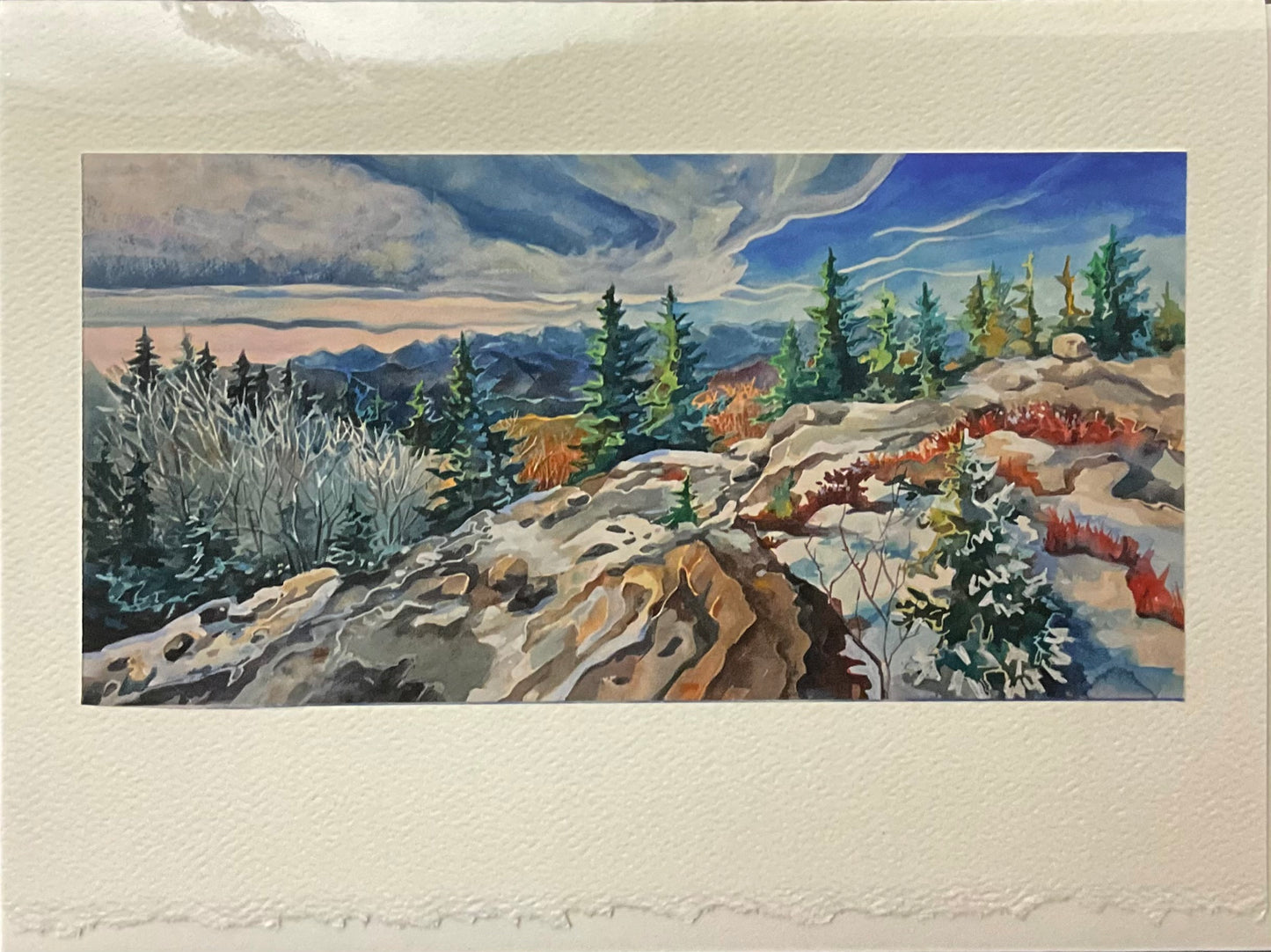 “Winter’s Parting Song” Note Card