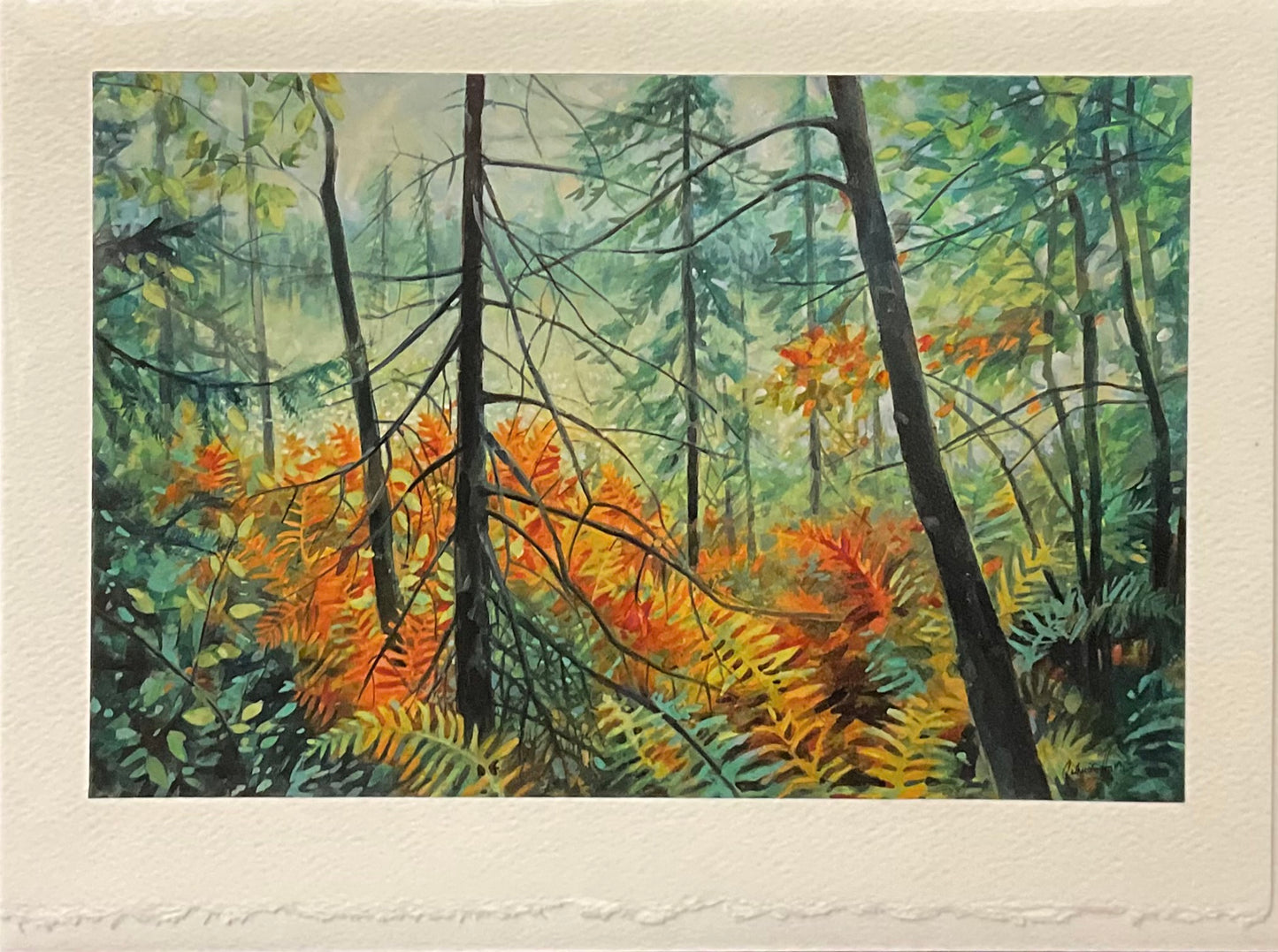 “Ferns & Bog Cotton” Note Card