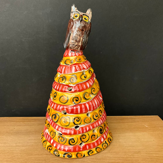 Halloween Luminary Tree with Owl Finial