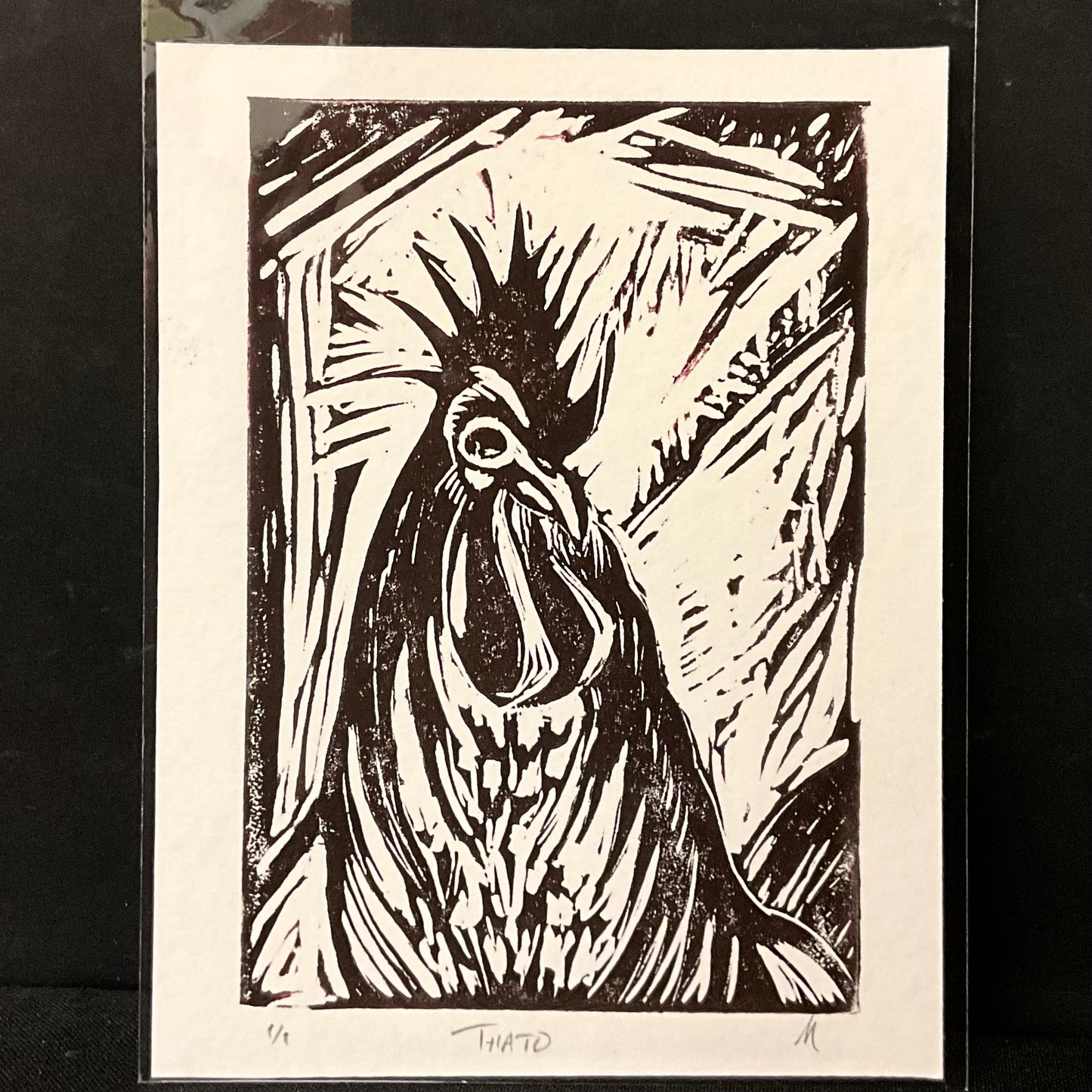 Thato Linel Print Black