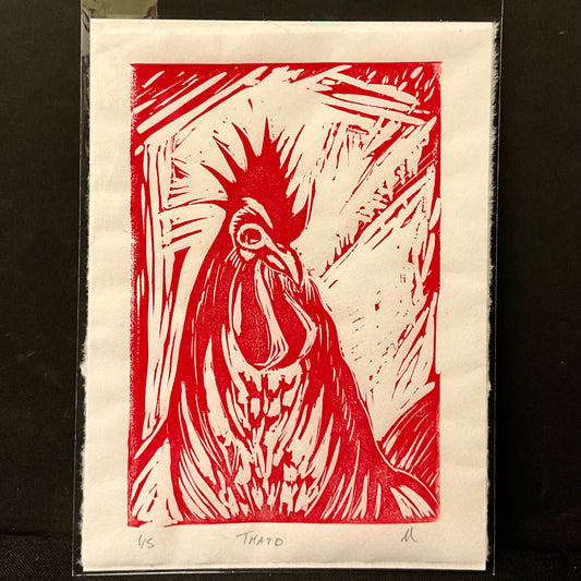 Thato Linel Print Red