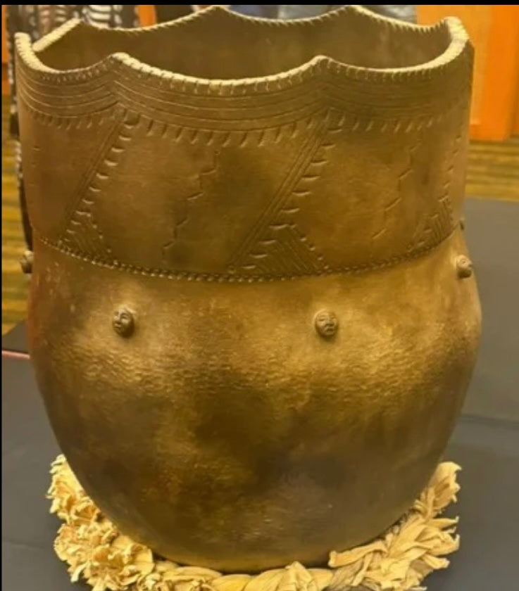 Faces of Survival - Fired Clay Pot