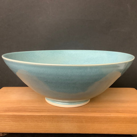 Serving Bowl with Turquoise Glaze