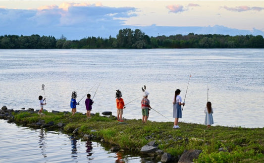 Life on the Water, Framed Digital Photograph, Giclee Print