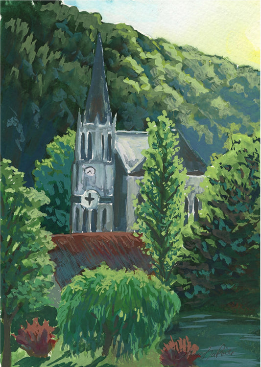 “Morning Over Orquevaux” Original Painting