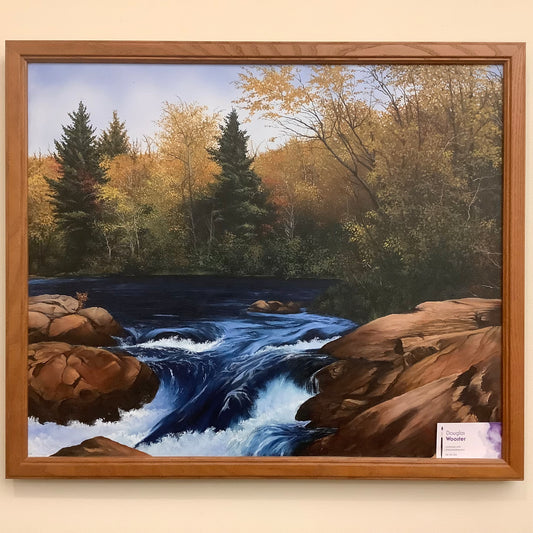 “Blue Brook", Oil on Canvas