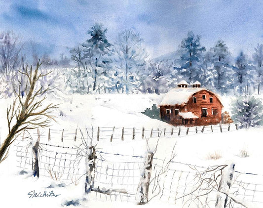 Winter Rest Notecard