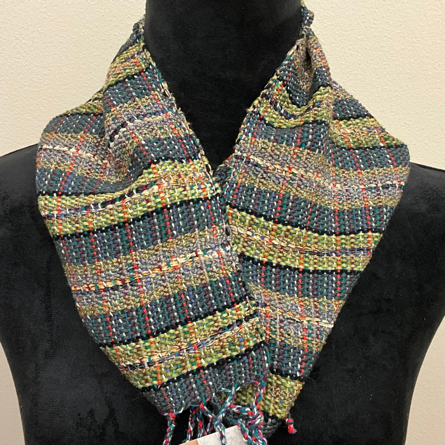 “Jamie” Infinity Scarf - J233 Olive & Green