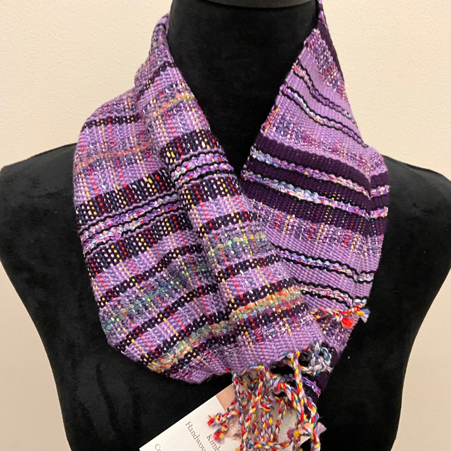 “Jamie” Infinity Scarf - J238 Violet, Purple & Light Blue