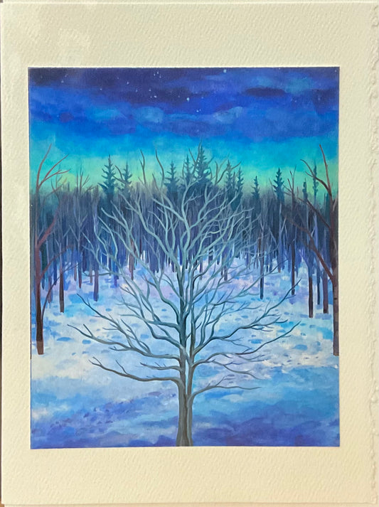 “More Night Than Day” Note Card