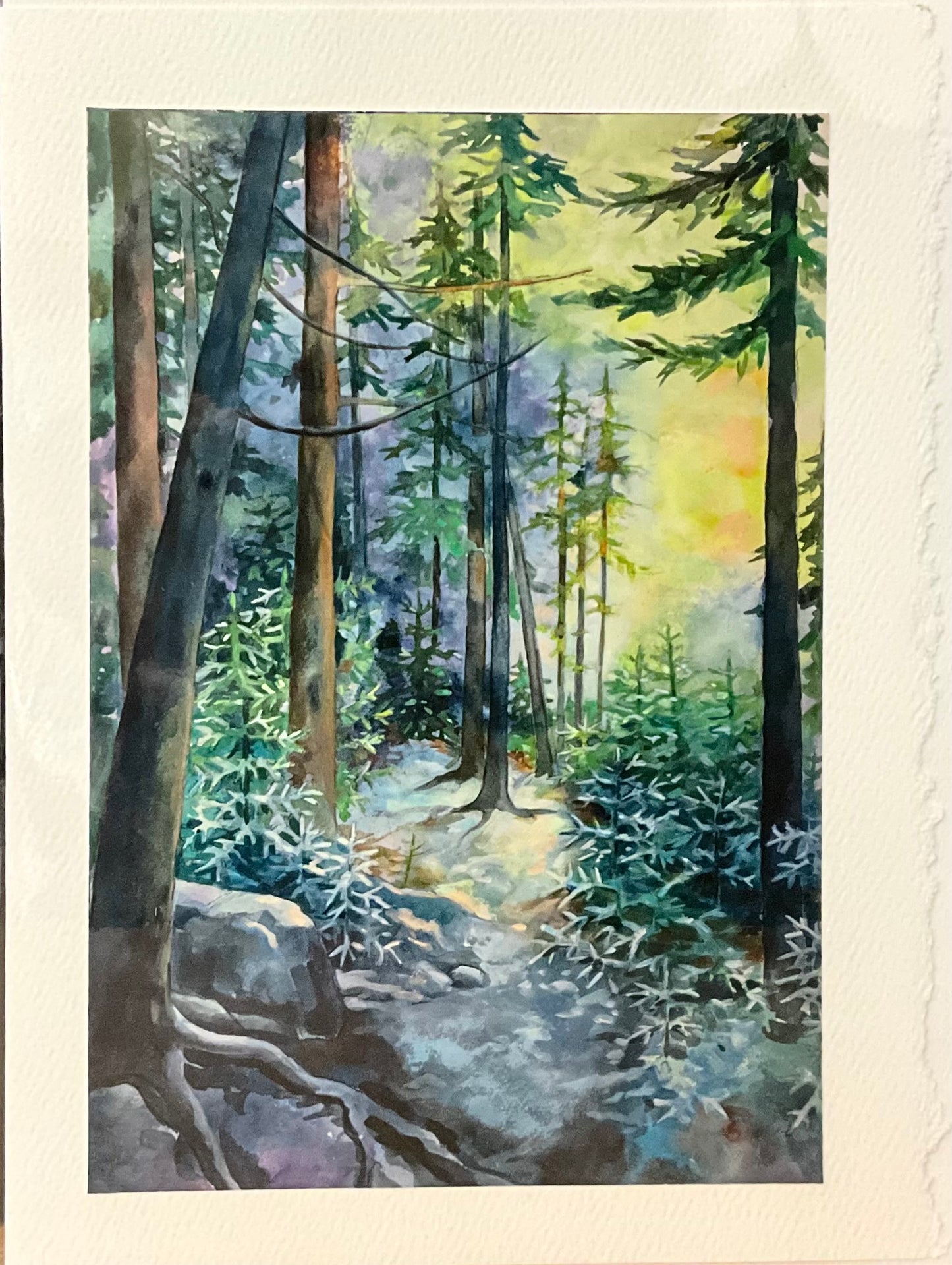 “Snow on the Trail” Note Card