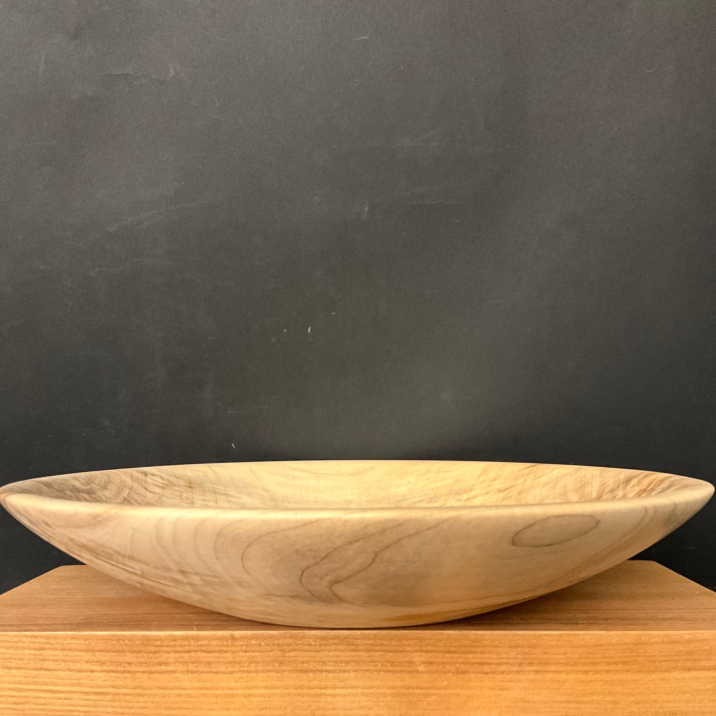 12” Spalted Silver Maple Wood Bowl #196