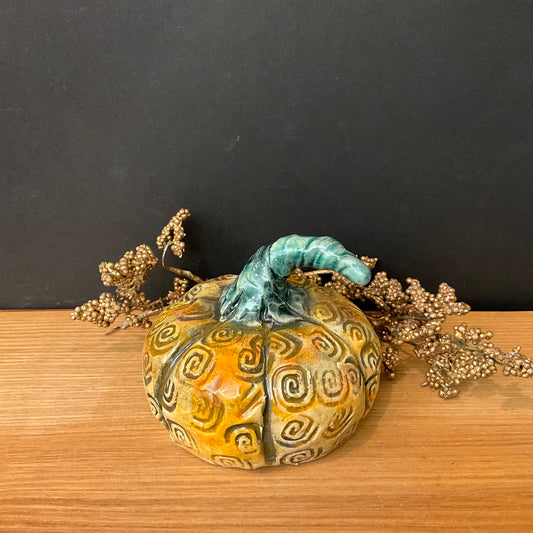 Small Carved Pumpkin