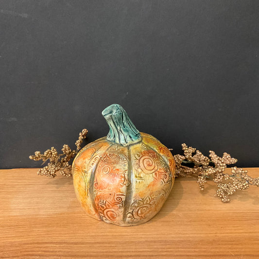 Medium Carved Pumpkin