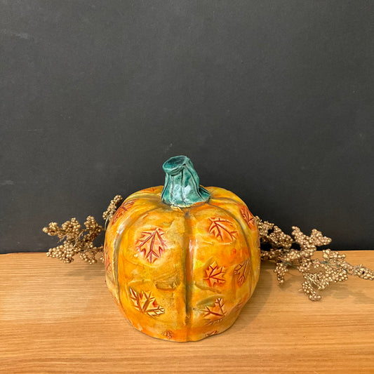 Large Carved Pumpkin