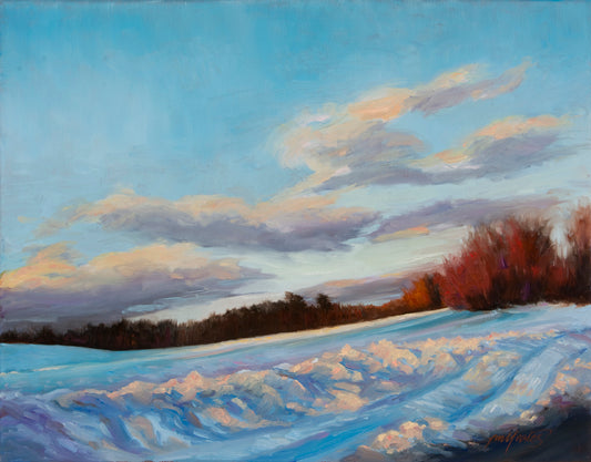 “Tracking Sunset” Notecard