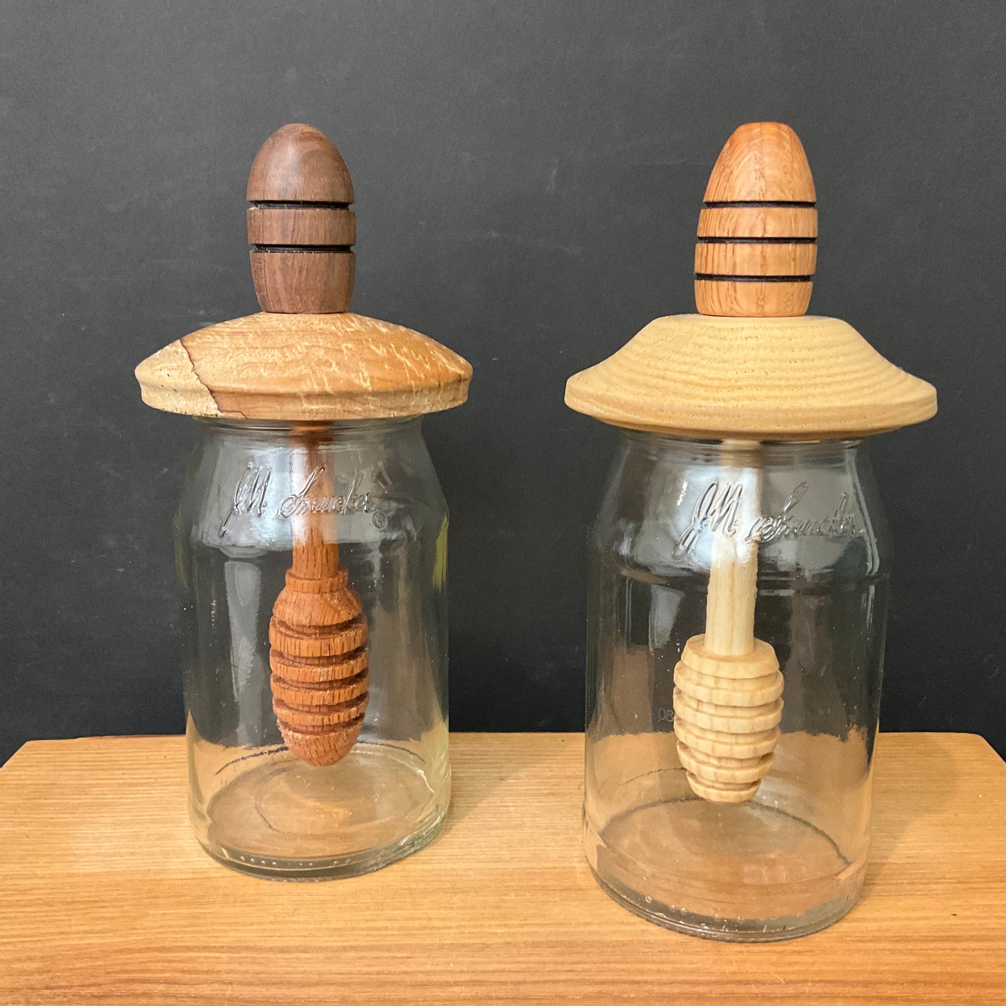 Honey Jar with Mixed Hardwoods