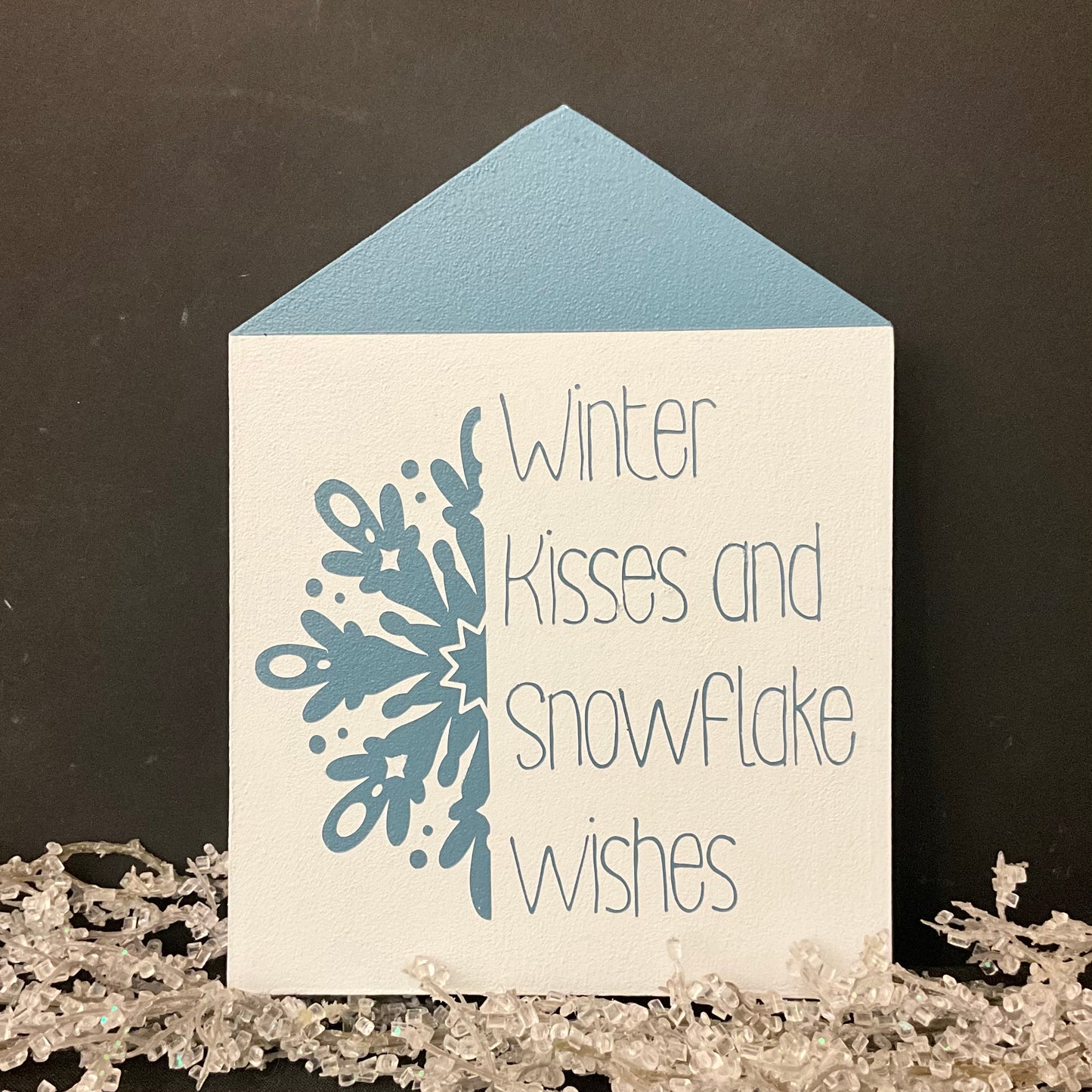 “Winter Kisses…” House - Barn Quilt