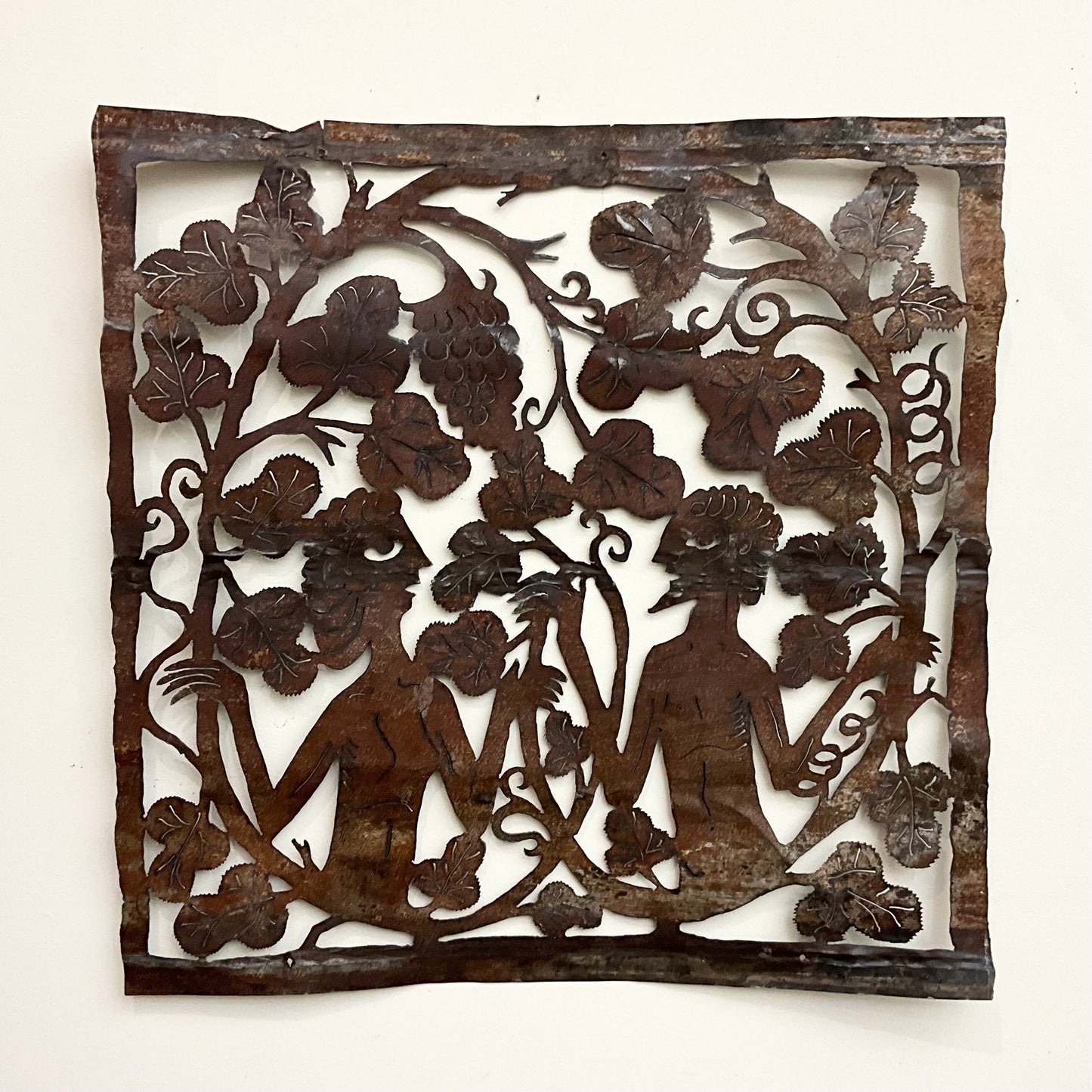 "Vineyard Spirits", metal wall art