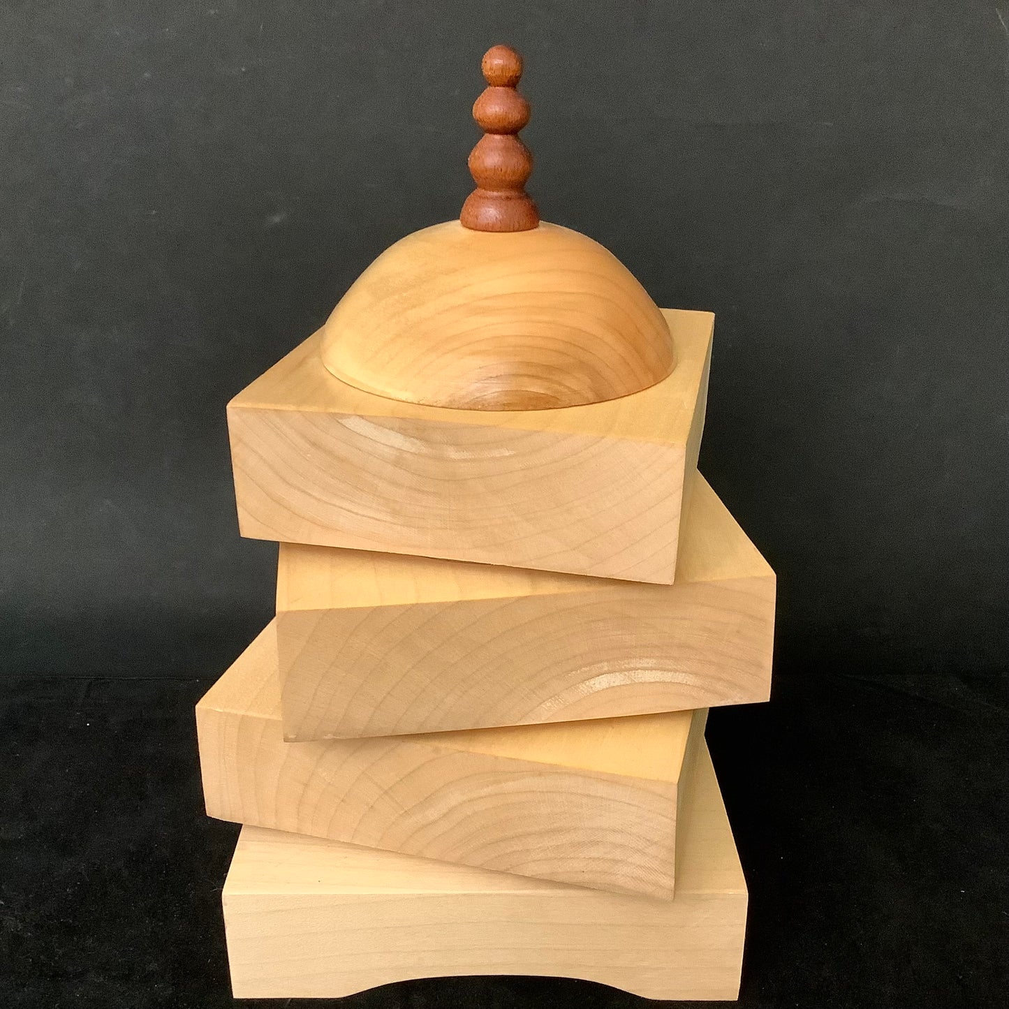 Maple Square Stacking Bowls