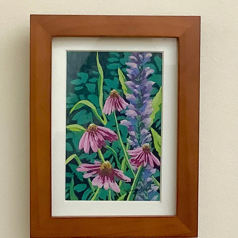 “Echinacea” Original Framed Painting