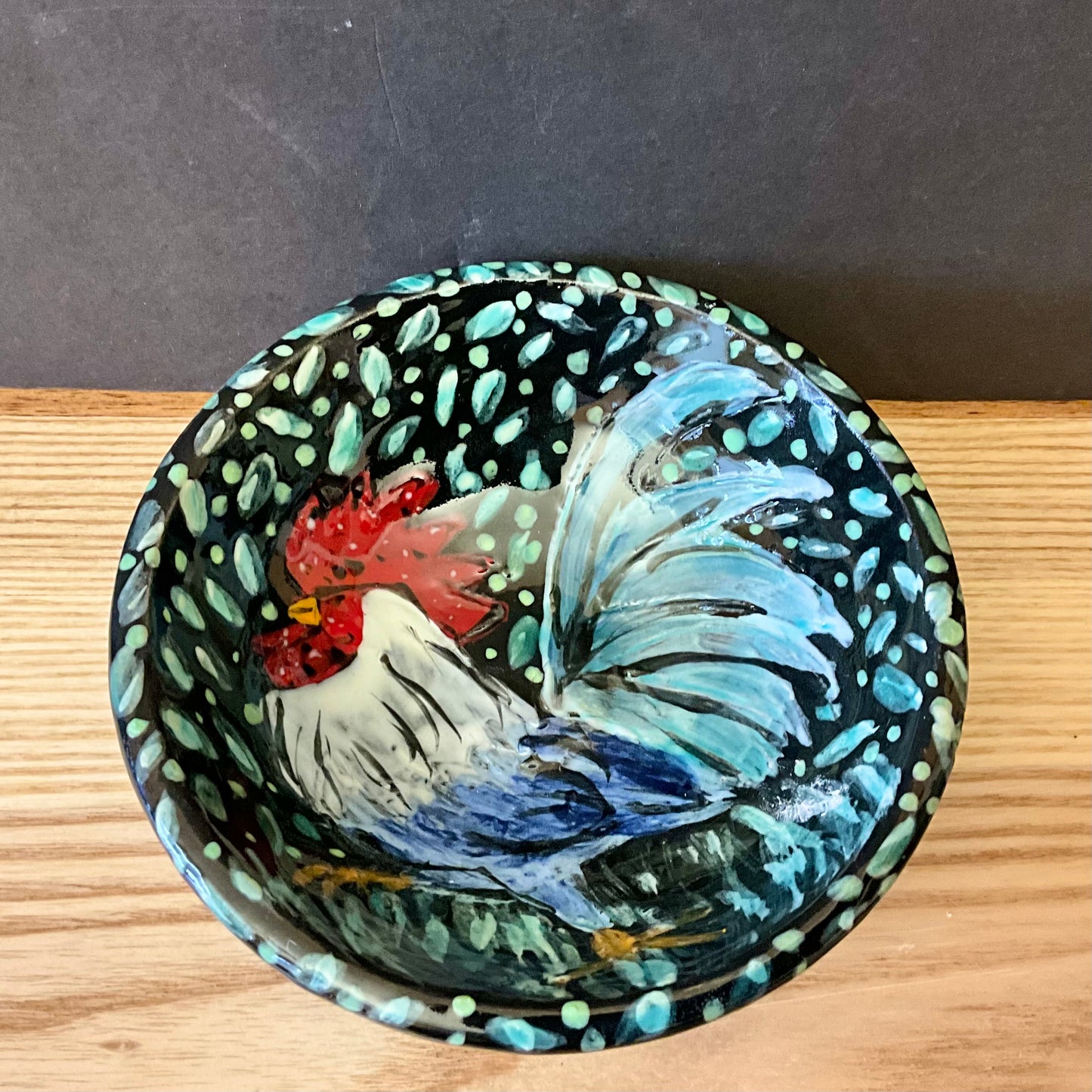 Petite Bowl with Rooster
