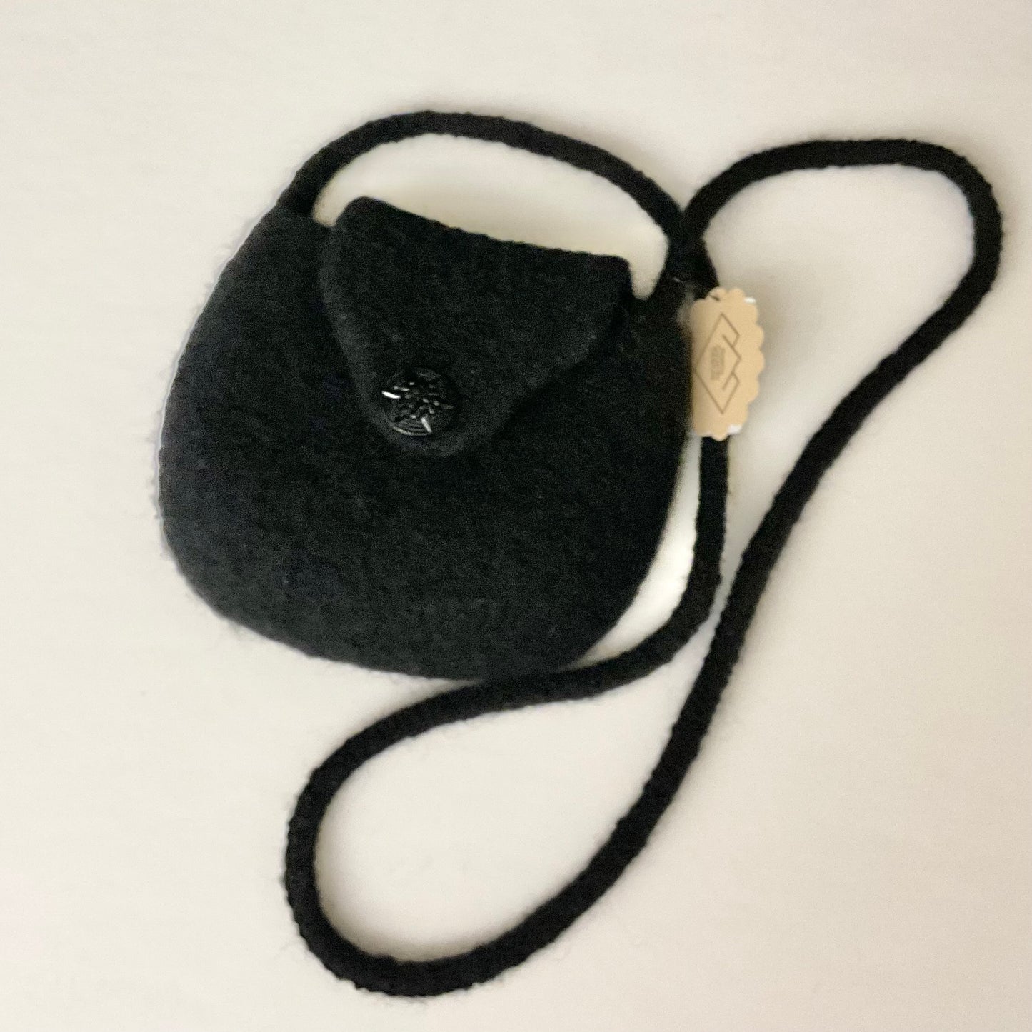 Felted Crossbody Bag All Black