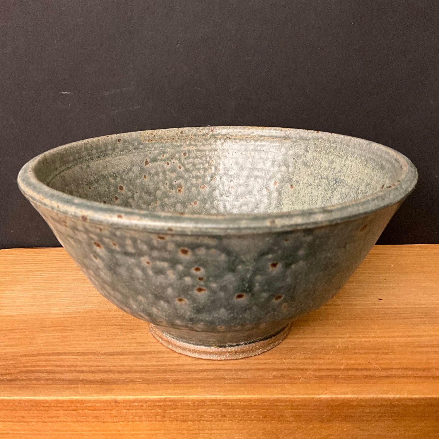 Small Bowl in Blue Stippled Glaze