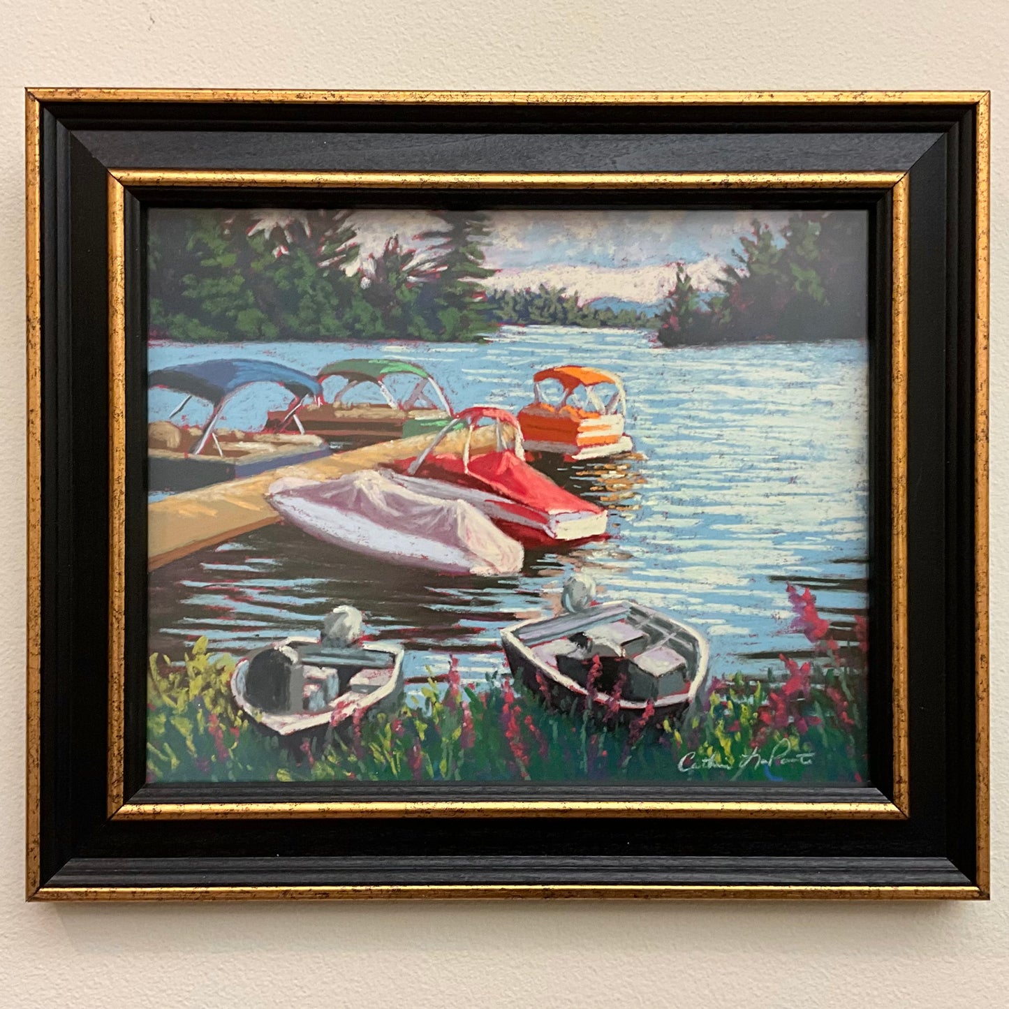 Ampersand Bay - Original Framed Pastel