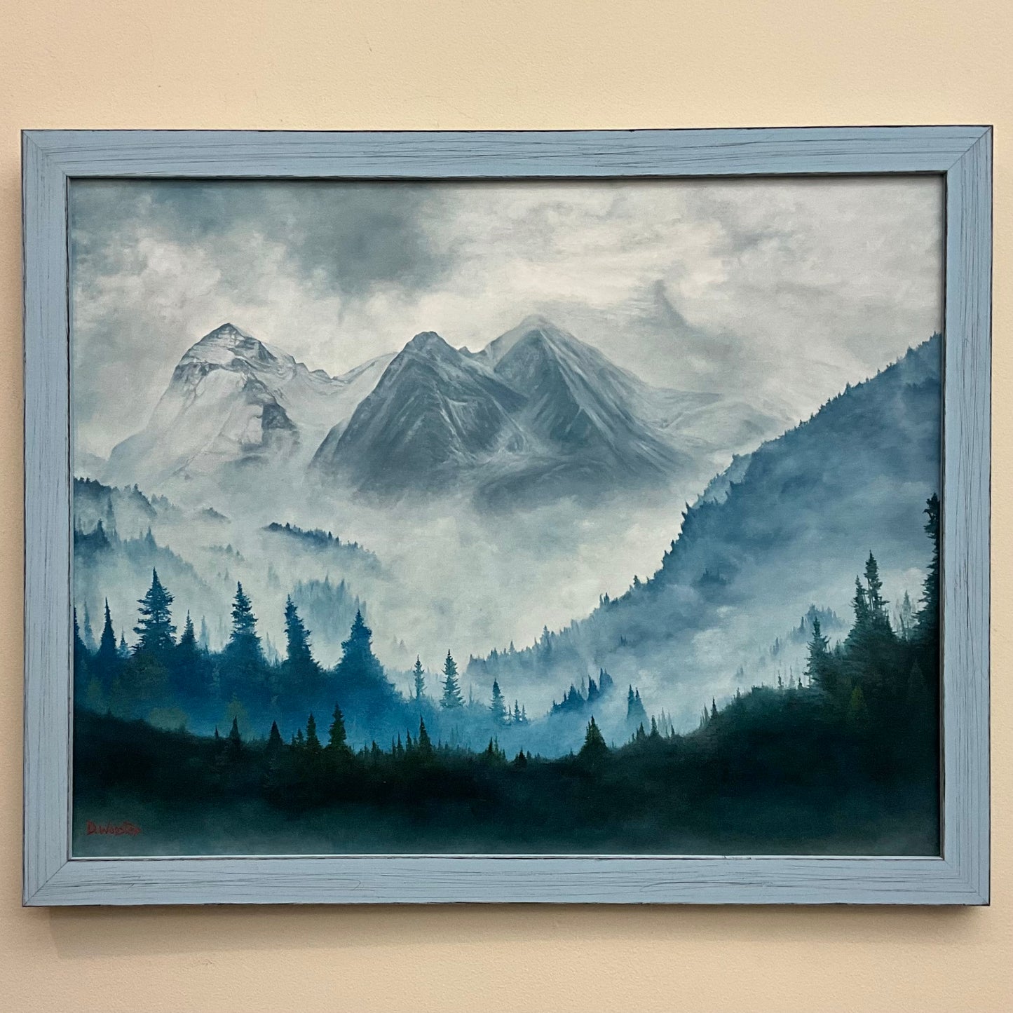 “Winter Chill", Oil on Canvas