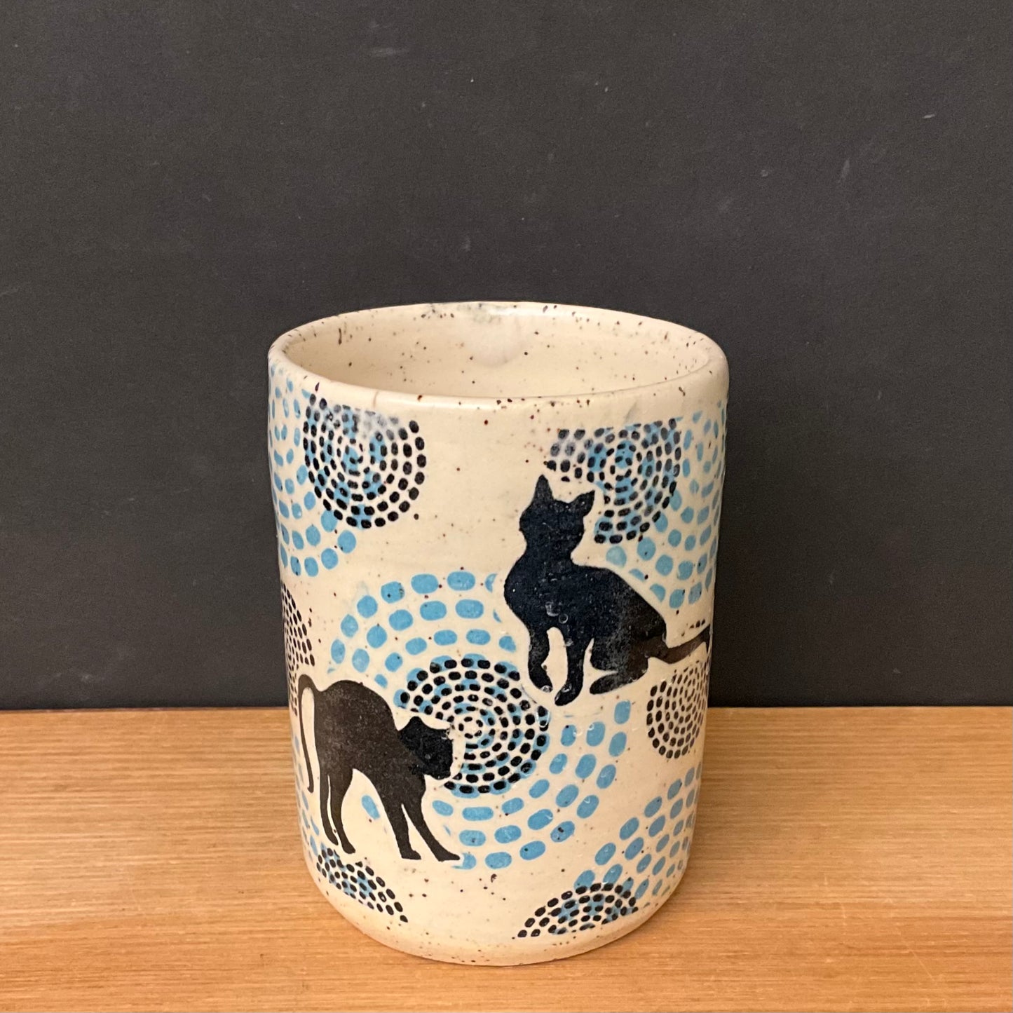 Tumbler - 50’s Retro Black Cats
