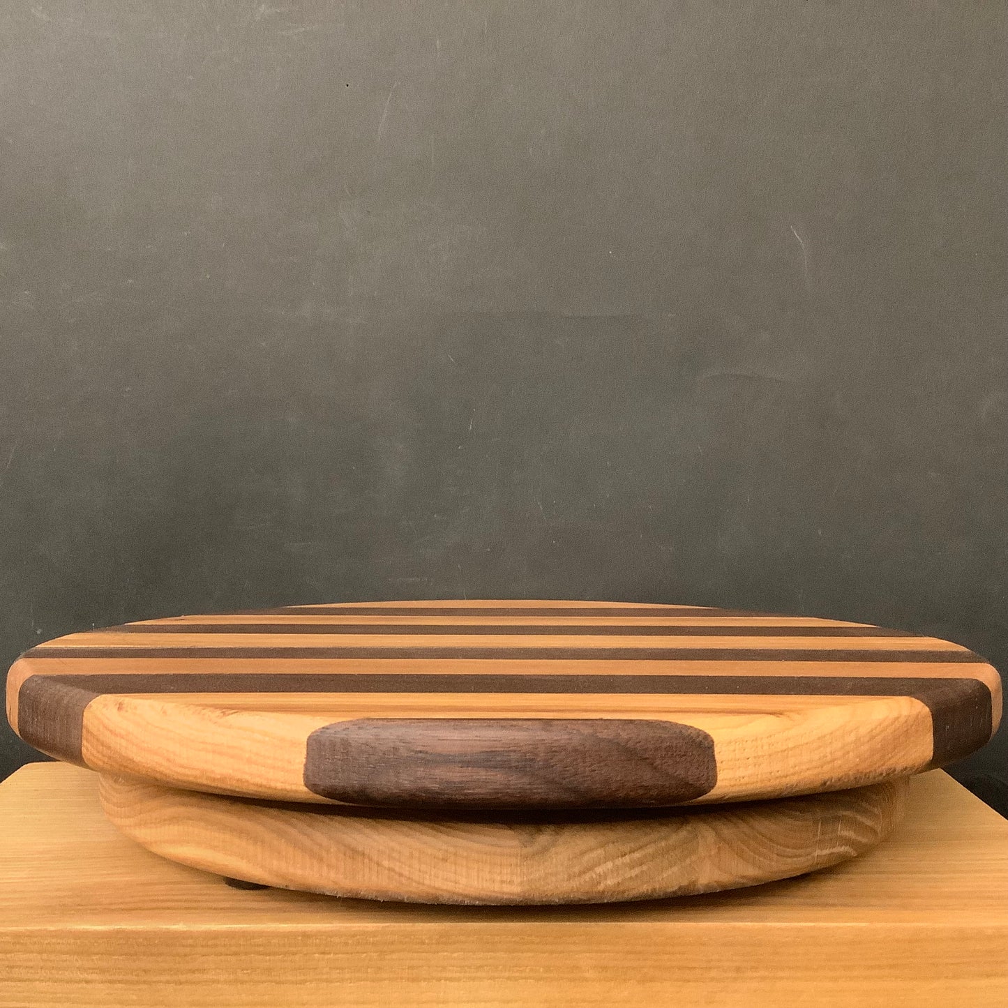 Lazy Susan Cherry & Walnut